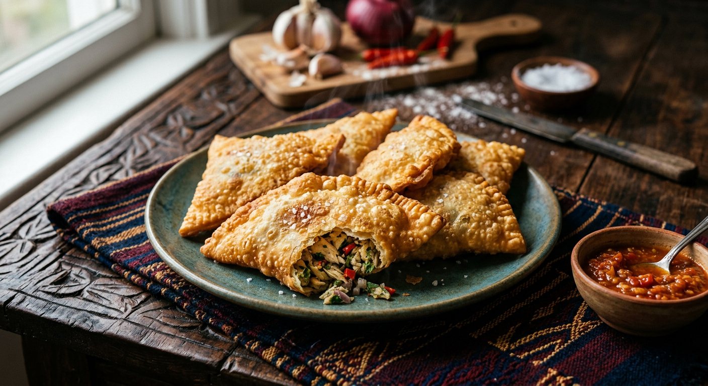 Pastéis de Bissau (Fried Spiced Fish Turnovers) — Guinea-Bissau