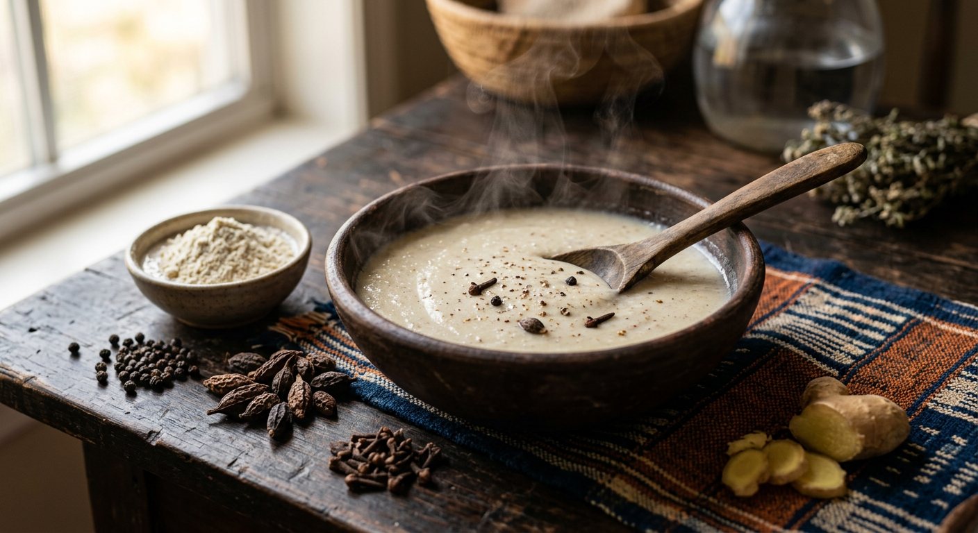 Koko (Spiced Fermented Cornmeal Porridge) — Benin