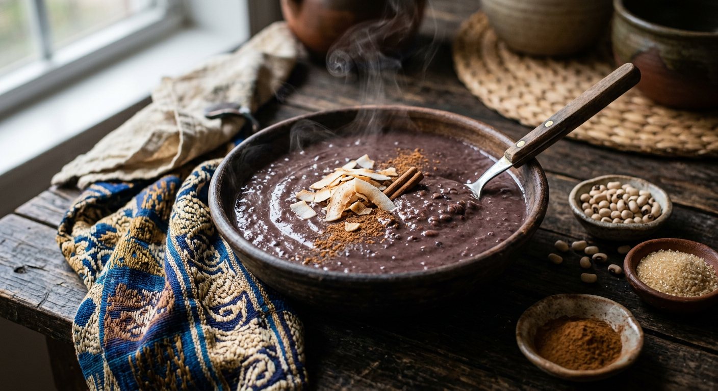 Frejon (Spiced Coconut and Black Bean Puree) — Nigeria