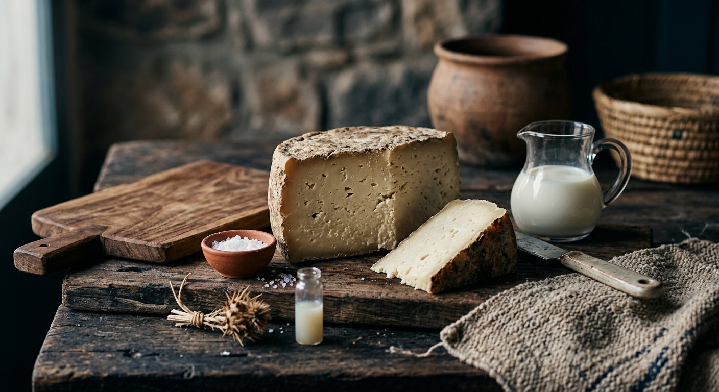 Queijo de Fogo (Raw Aged Goat Milk Cheese) — Cabo Verde