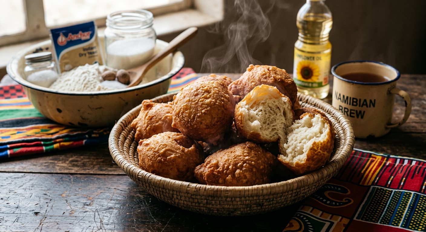 Magwinya (Namibian Deep-Fried Dough Balls) — Namibia