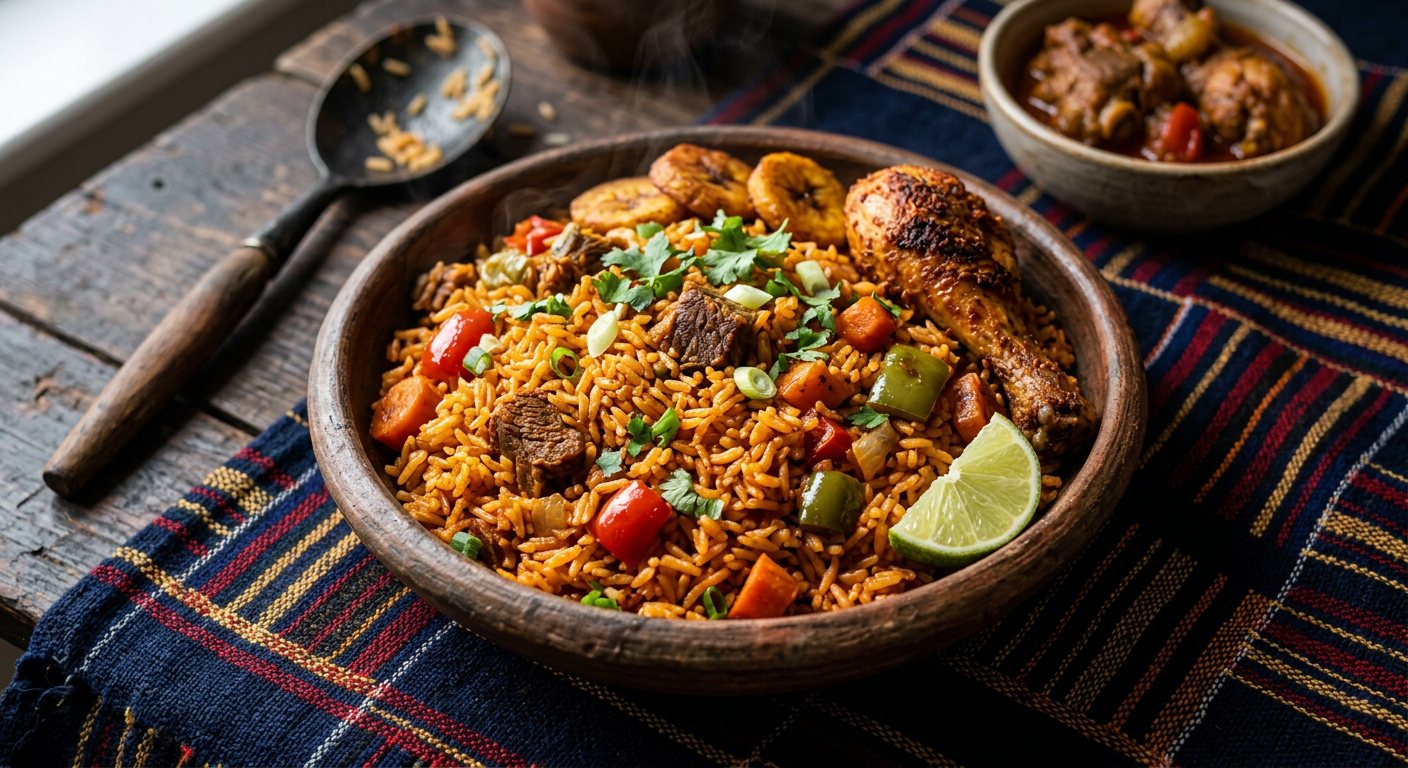 Jollof Rice (Sierra Leonean Spiced Tomato Rice) — Sierra Leone