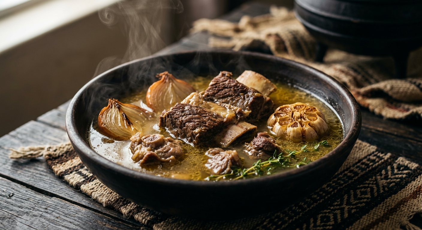 Tshotlho (Rich Bone Broth) — Botswana