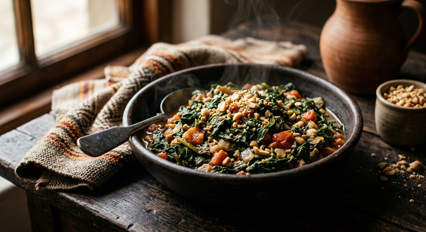 Morogo (Braised Wild Indigenous Greens) — South Africa