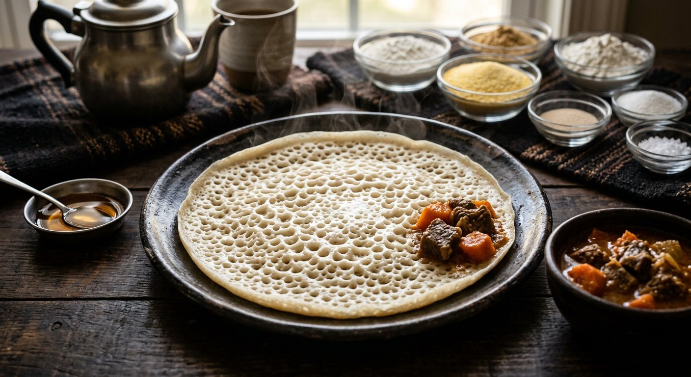 Canjeero (Spongy Sourdough Flatbread) — Djibouti