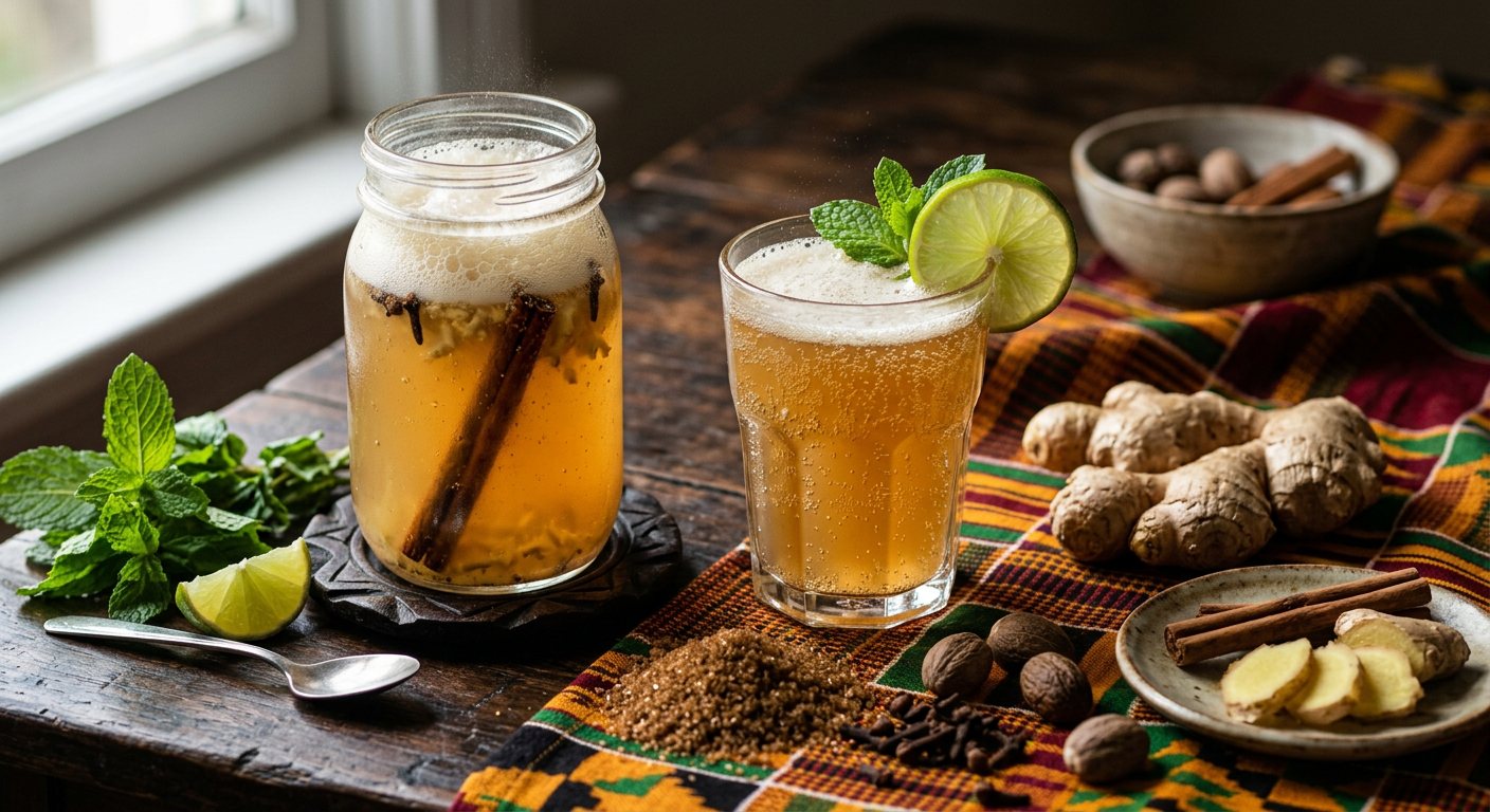 Ginger Beer (Fiery Fermented Ginger and Clove Brew) — Sierra Leone