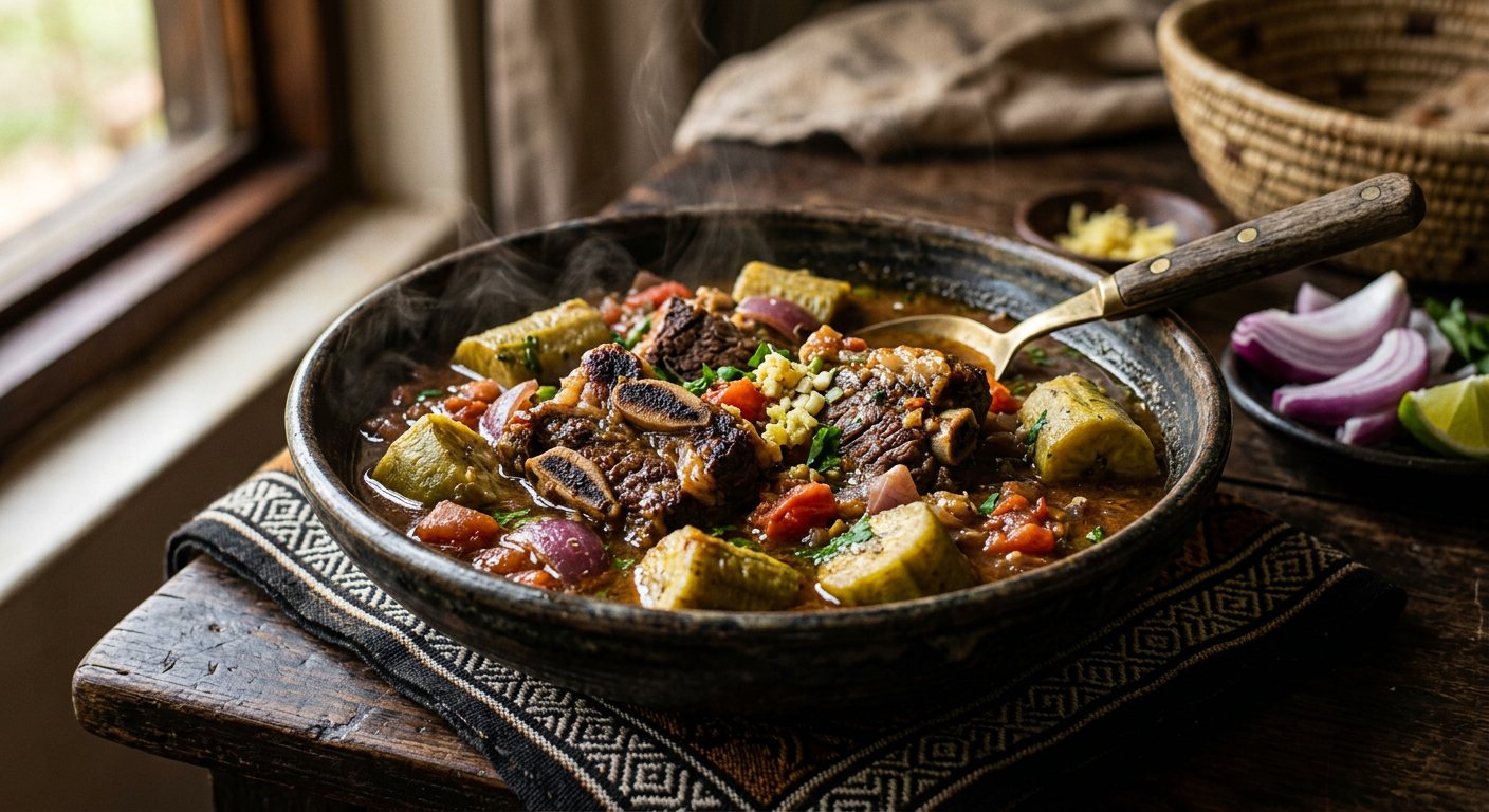 Machalari (Chagga Plantain and Beef Stew) — Tanzania
