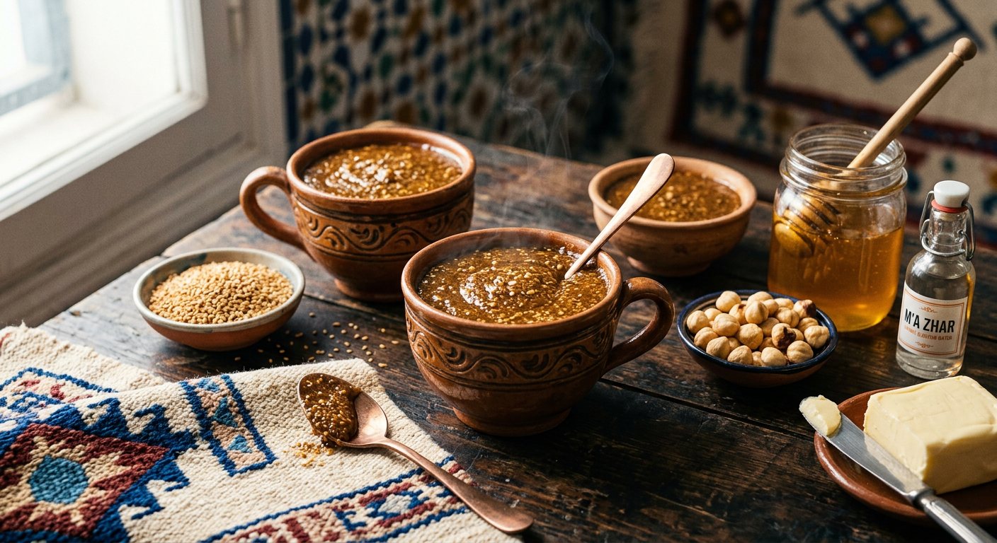 Zrir (Toasted Sesame, Hazelnut, and Honey Paste) — Tunisia