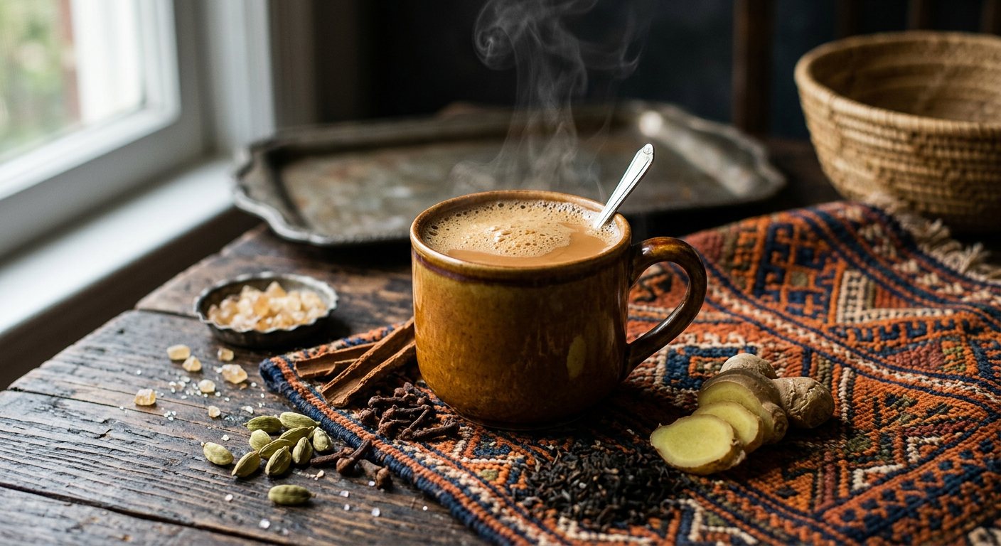 Shaah Hawash (Spiced Black Tea with Milk) — Somalia