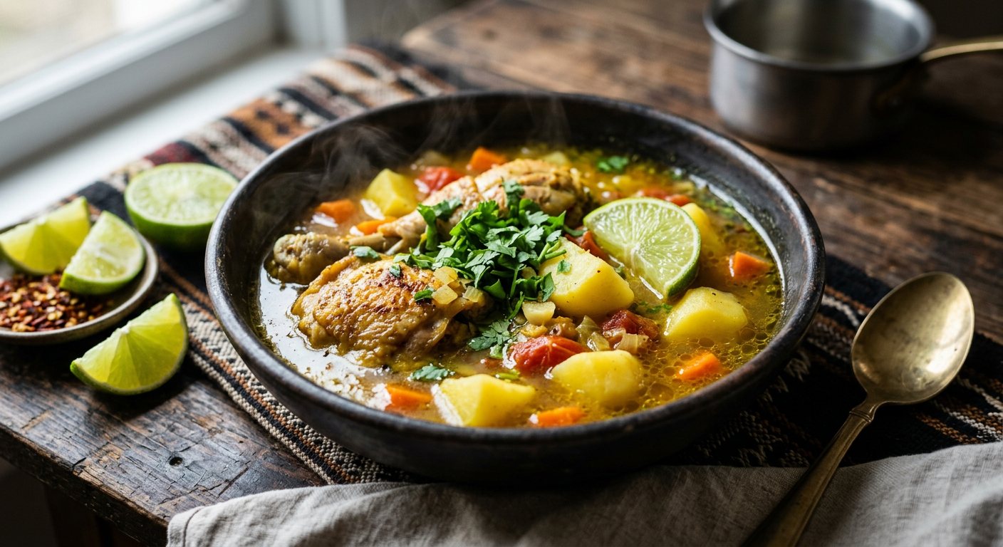 Maraq Digaag (Spiced Chicken and Potato Soup) — Somalia