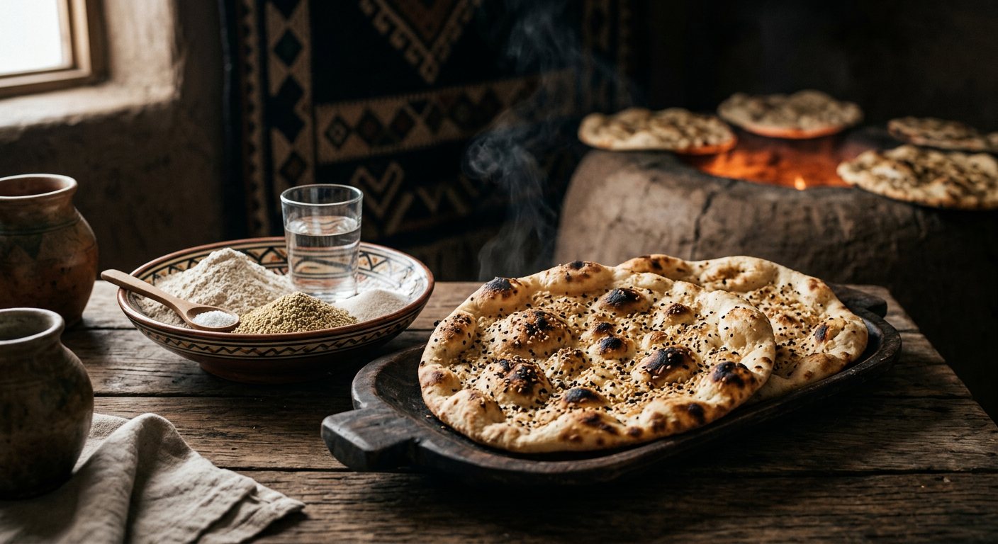 Khabz (Tandoor-Baked Chadian Flatbread) — Chad