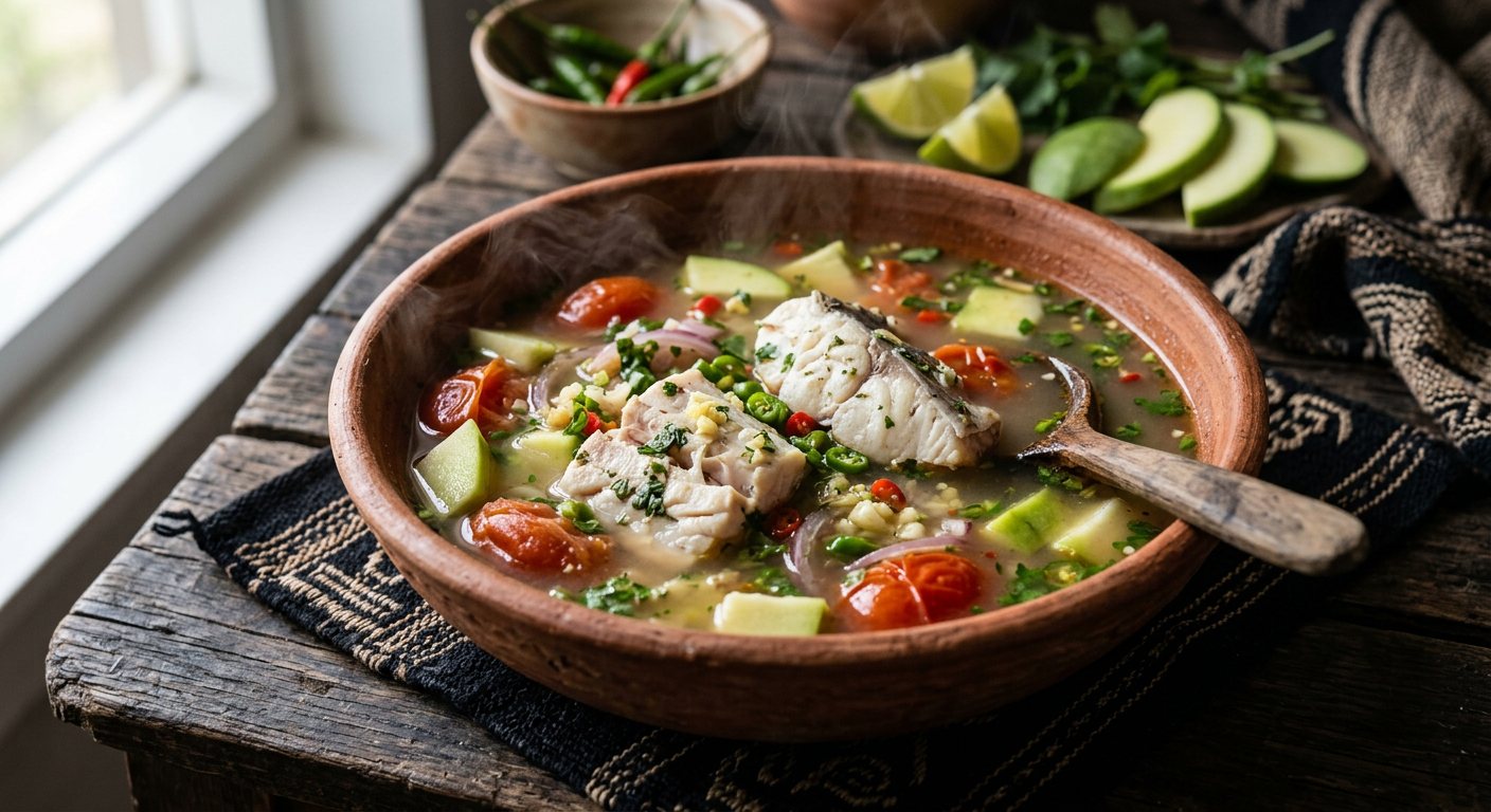 Kakamoku (Spiced Fresh Fish and Herb Broth) — Comoros