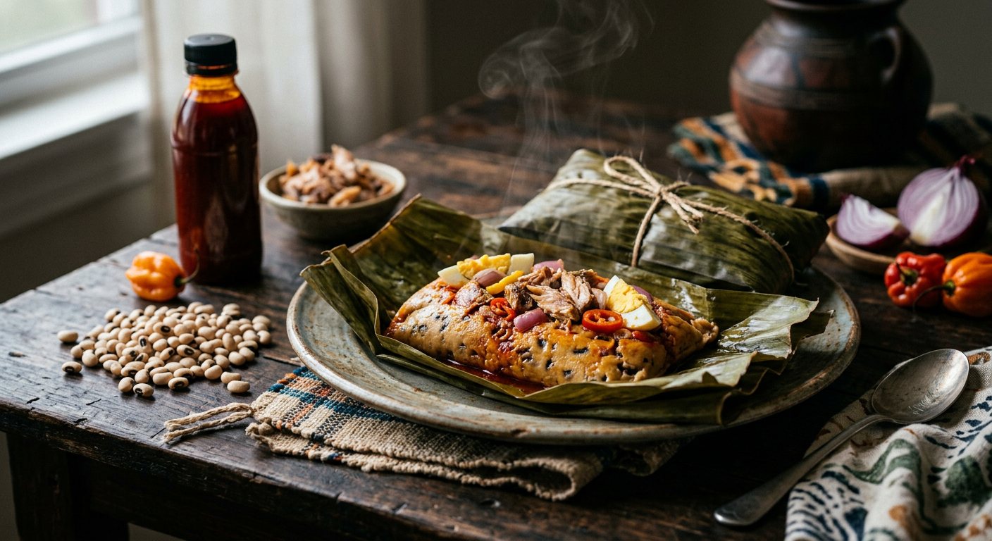 Oleleh (Steamed Savory Black-Eyed Pea Pudding) — Sierra Leone