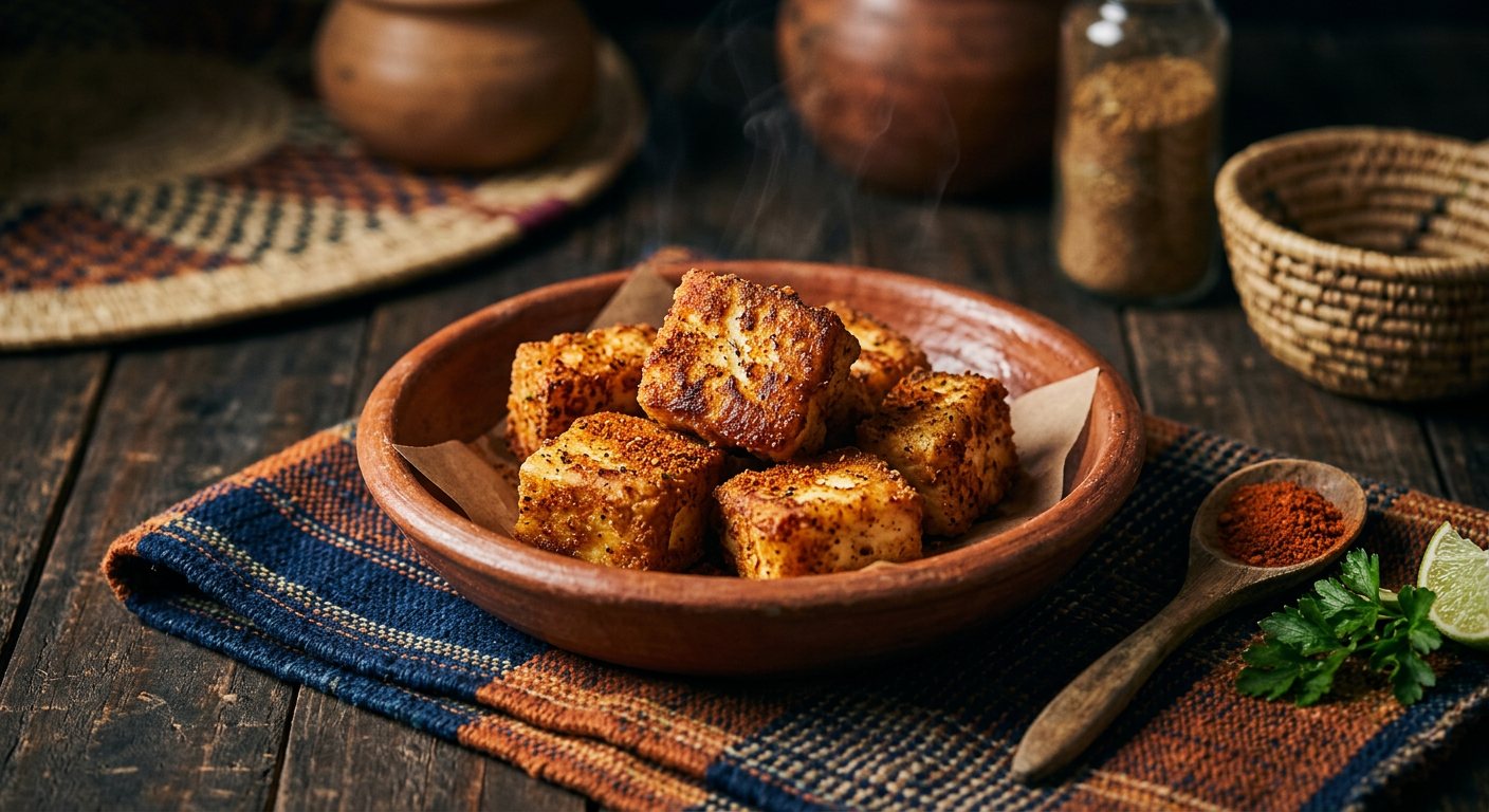 Wagashi Frit (Fried Fulani Cow Milk Cheese) — Togo
