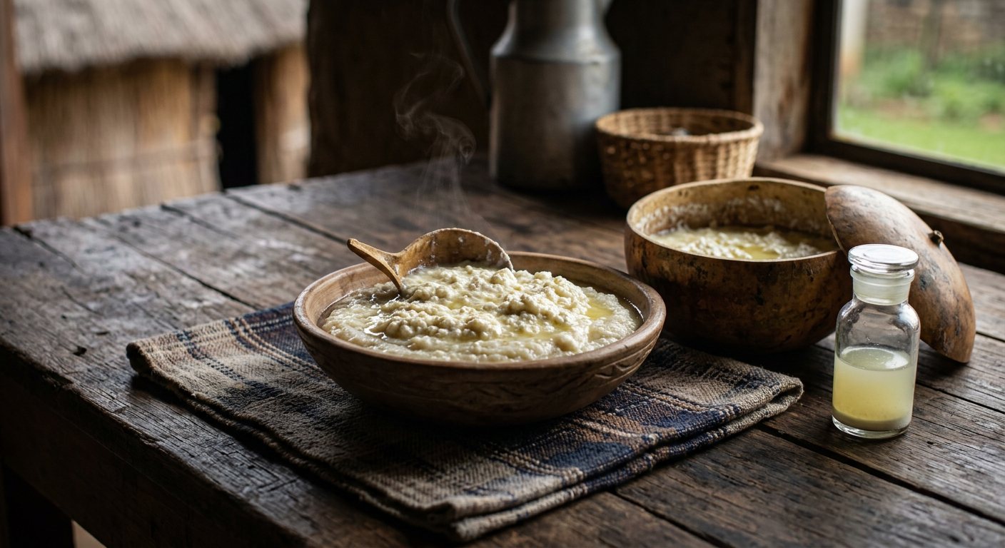 Mafi (Naturally Fermented Clabbered Curd Milk) — Lesotho