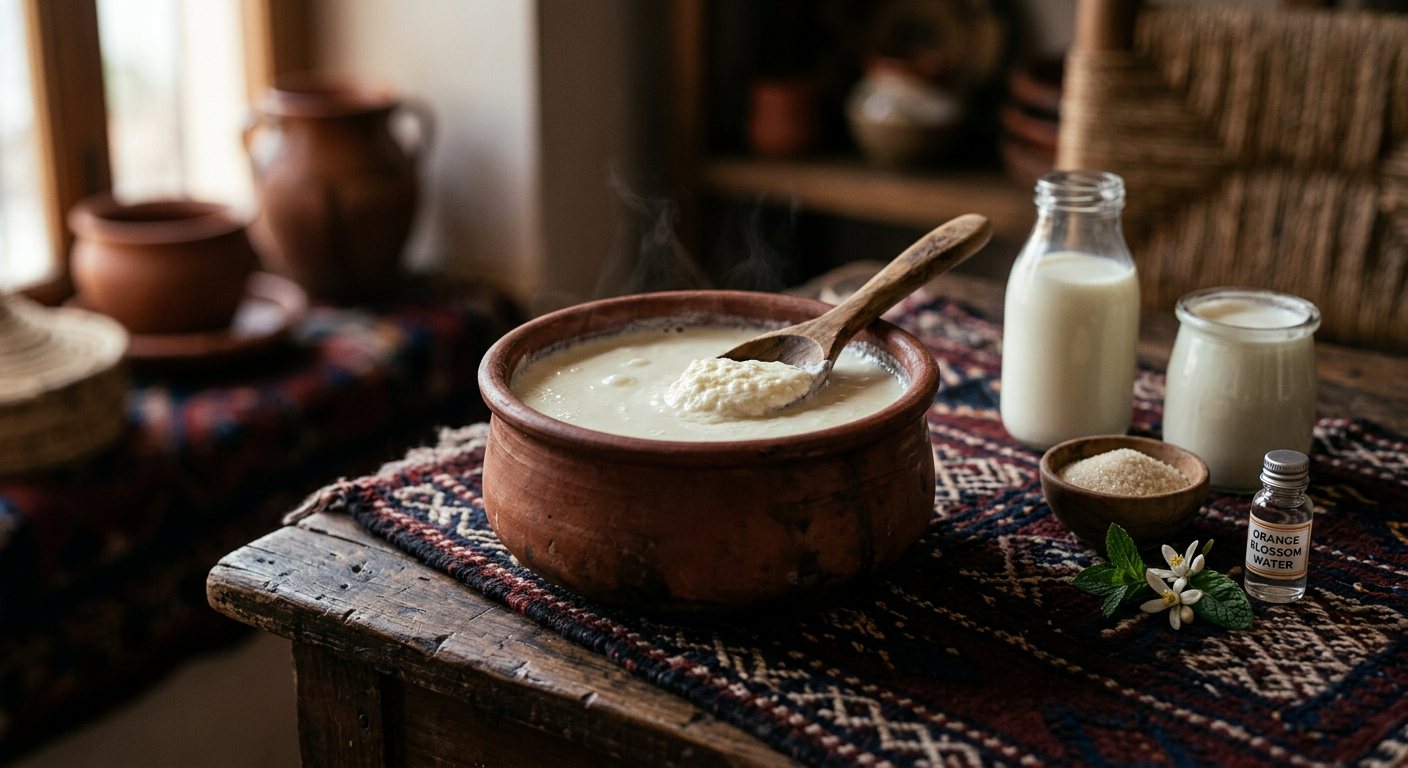 Raib (Traditional Sweetened Fermented Curd Milk) — Morocco