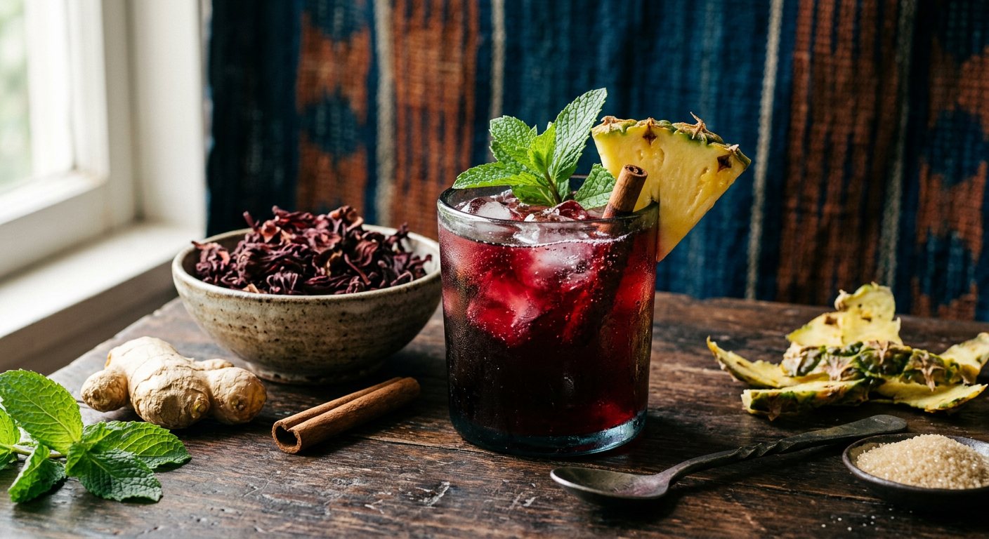 Bissap (Spiced Hibiscus Flower Drink) — Togo