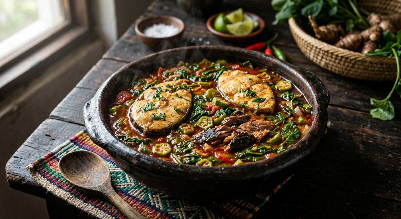 Calulu de Peixe (Santomean Herbed Fish Stew) — São Tomé and Príncipe