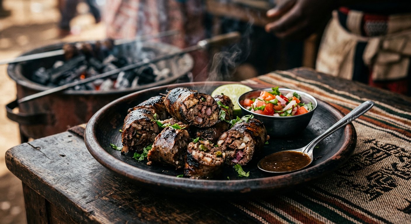 Mutura (Spiced Kenyan Blood Sausage) — Kenya
