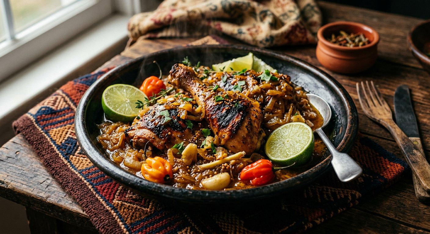 Yassa Ginar (Caramelized Lemon-Onion Braised Chicken) — Gambia