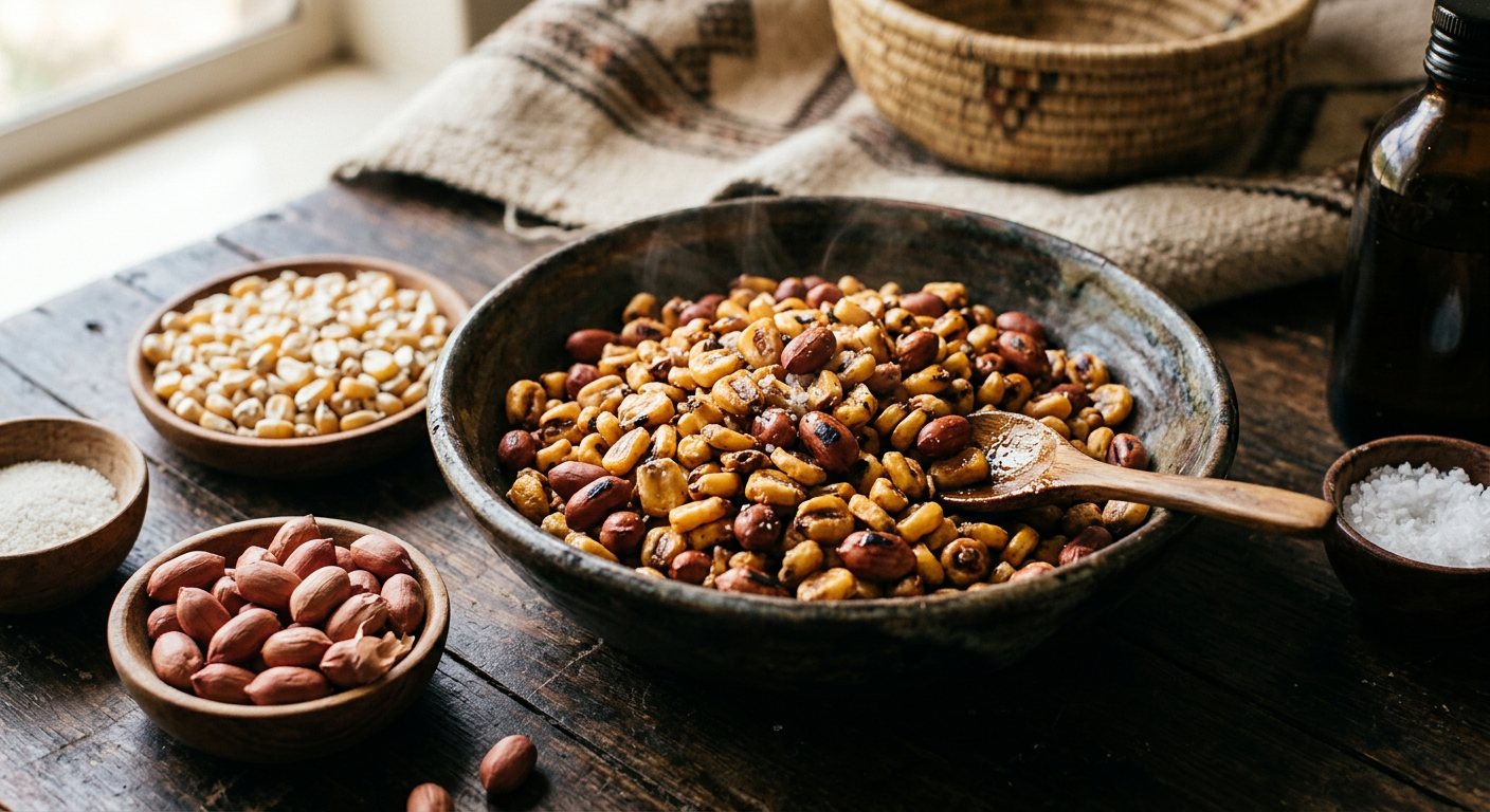 Mhandire (Roasted Dried Maize and Peanut Medley) — Zimbabwe