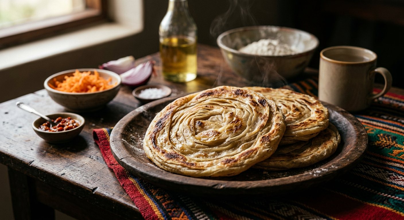 Ugandan Chapati (Flaky Pan-Fried Layered Flatbread) — Uganda