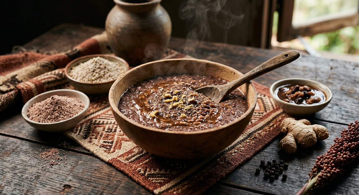 Kounan (Spiced Fermented Sorghum Cream of Porridge) — Burkina Faso