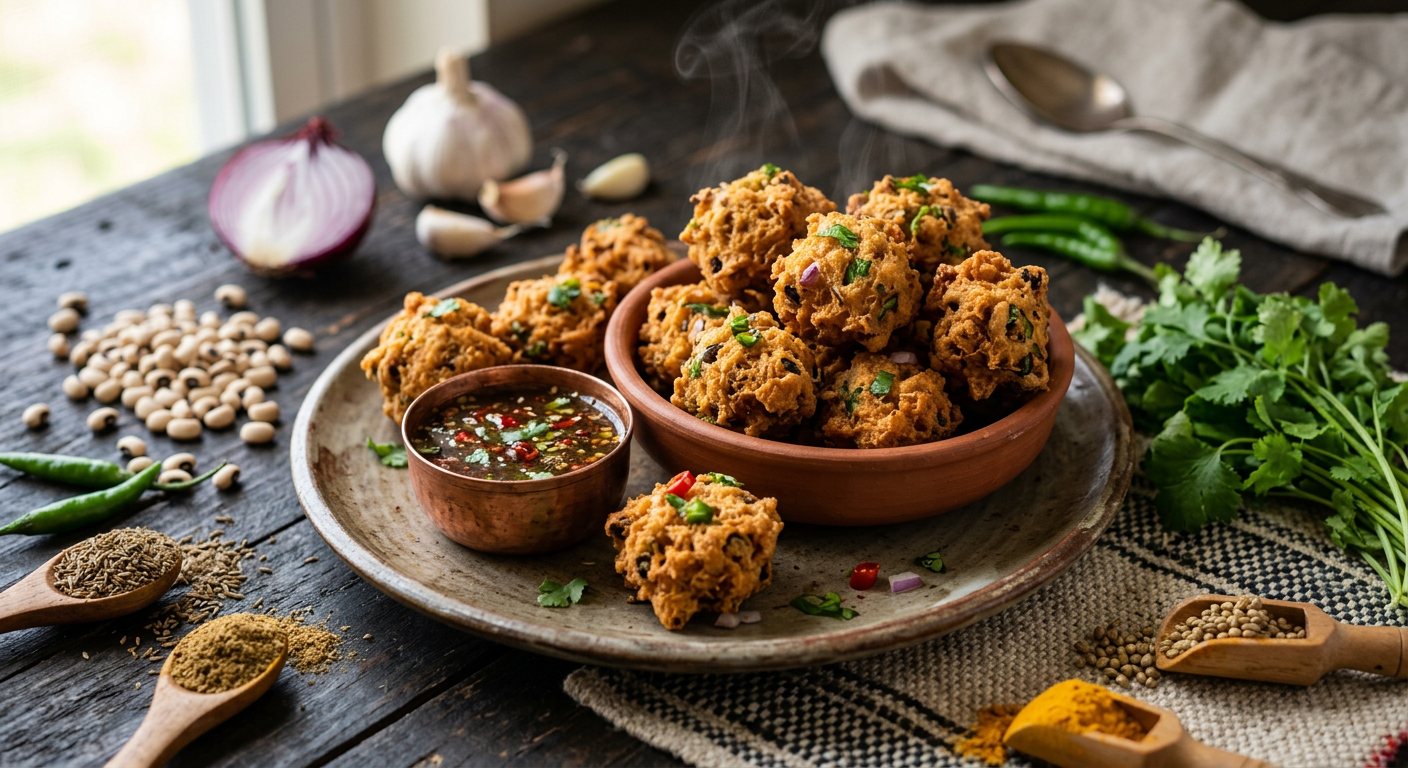 Bajiya (Spiced Black-Eyed Pea Fritters) — Djibouti
