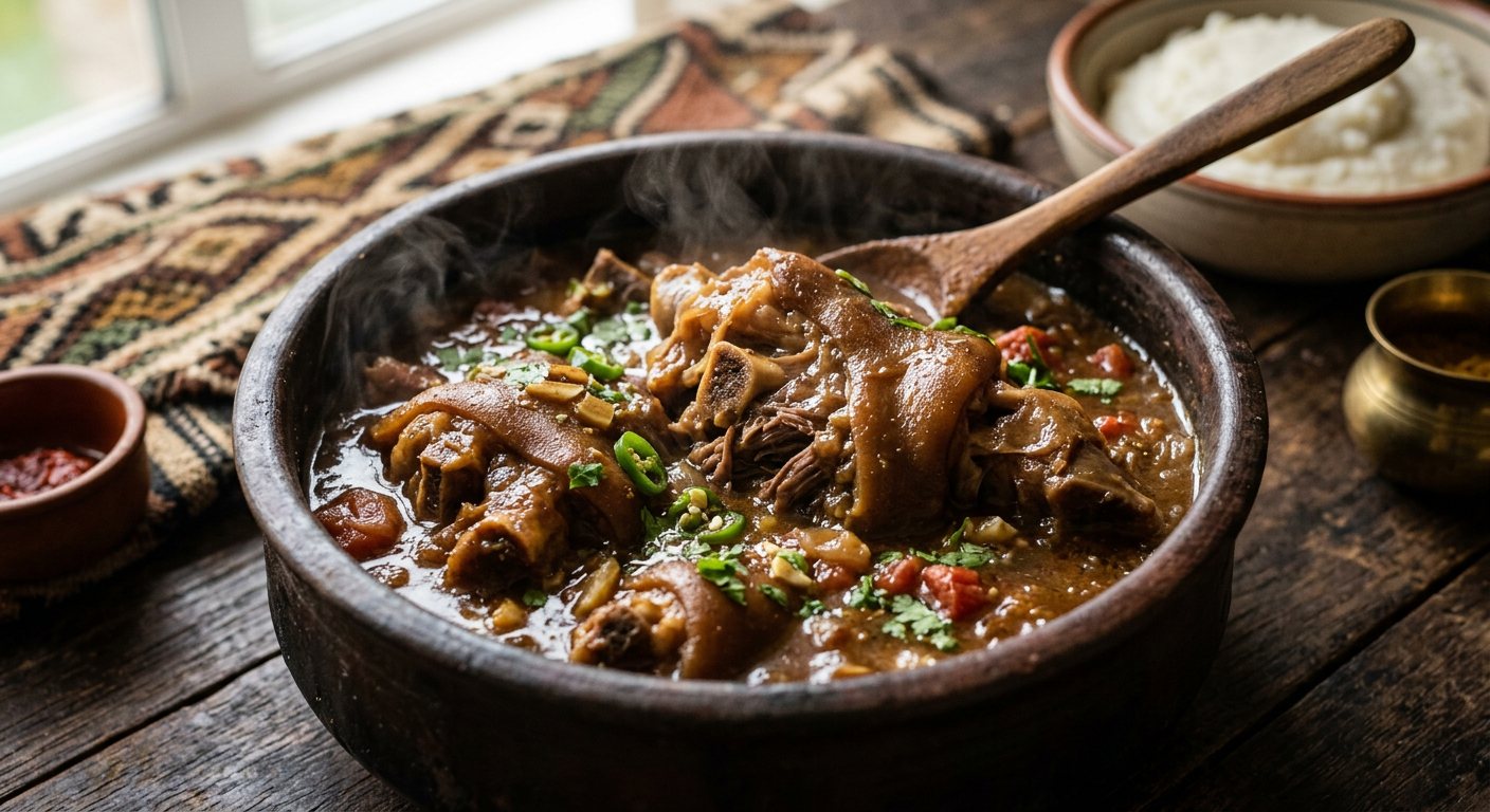 Mazondo (Slow-Stewed Beef Trotters) — Zimbabwe