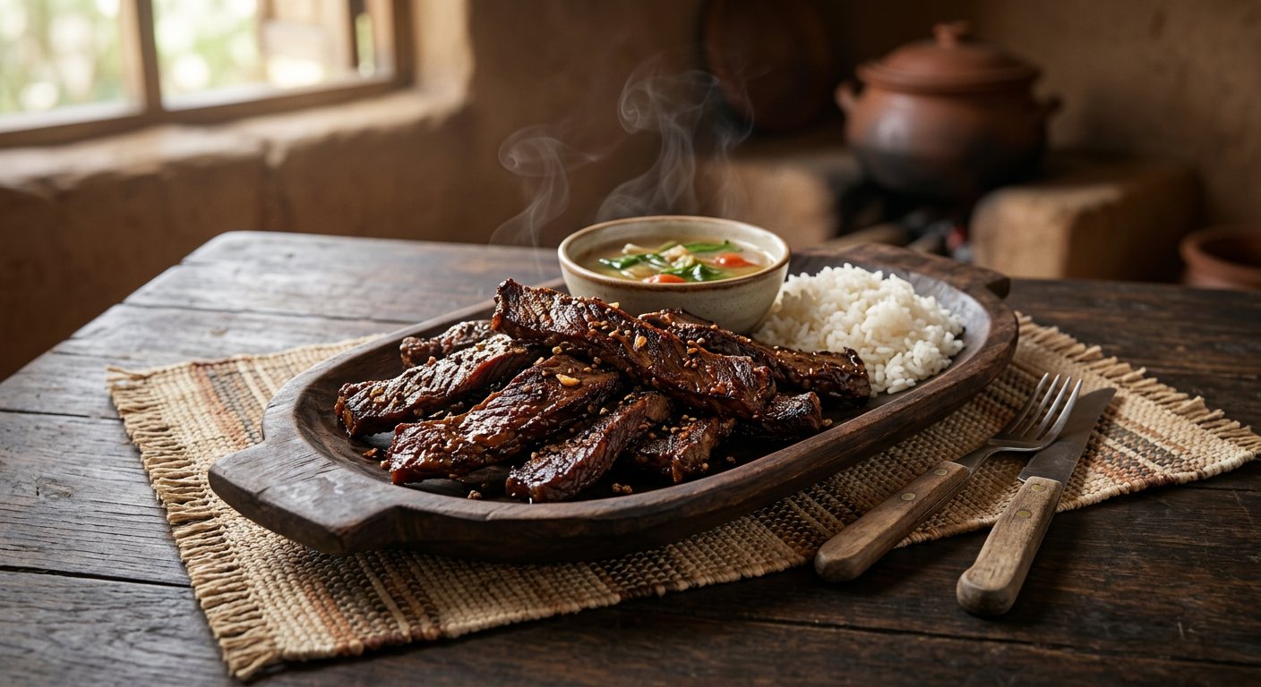 Kitoza (Smoked and sun-dried seasoned beef strips) — Madagascar
