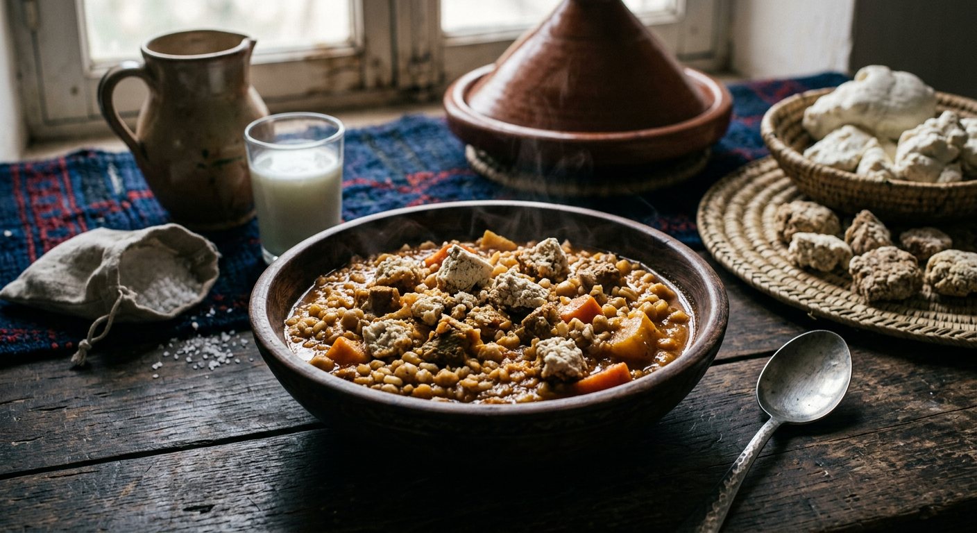 Klila (Sun-Dried Crushed Fermented Goat-Milk Curd) — Algeria