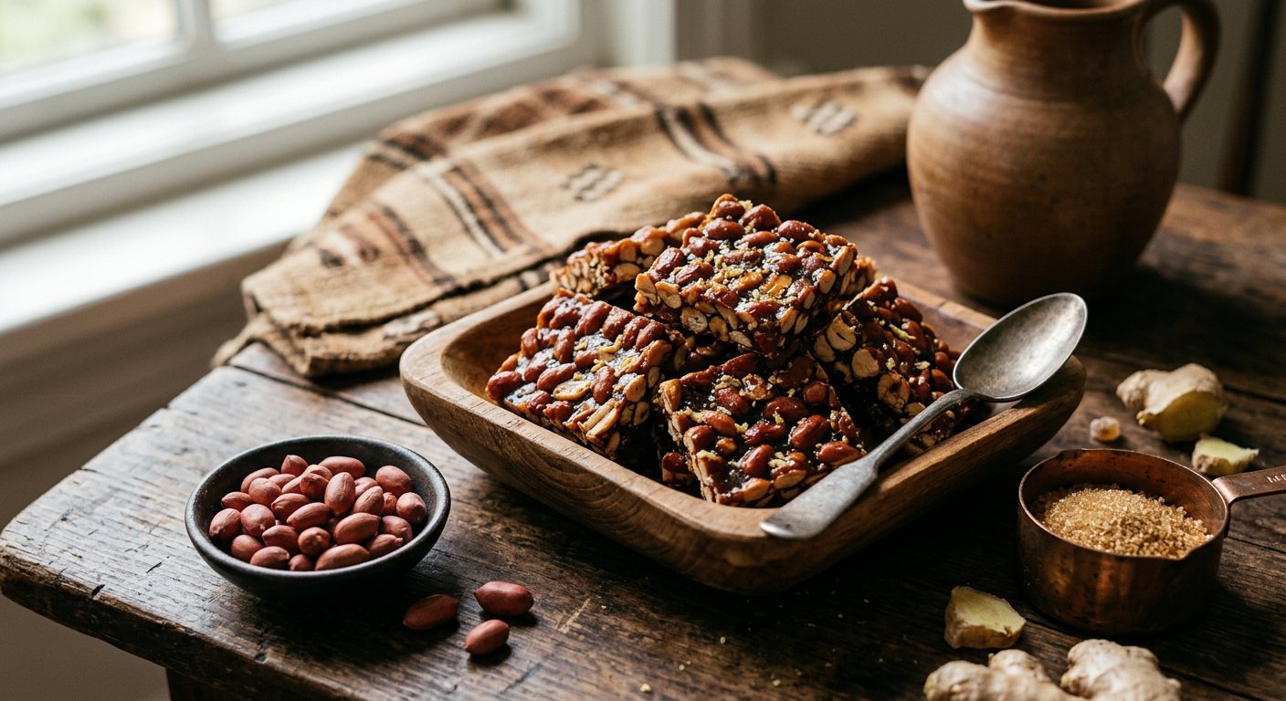 Granat Cake (Caramelized Peanut Brittle Squares) — Sierra Leone