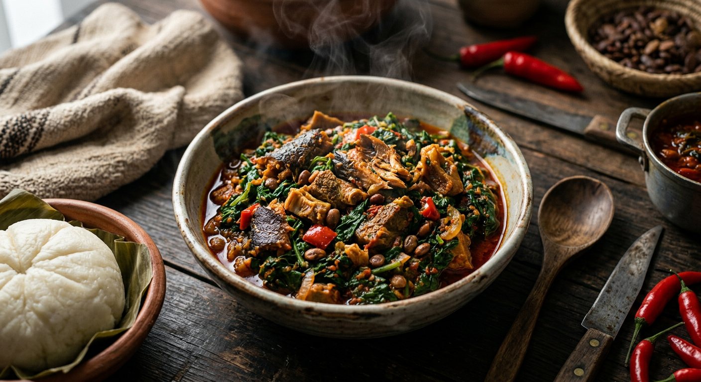 Efo Riro (Yoruba Rich Vegetable Stew) — Nigeria