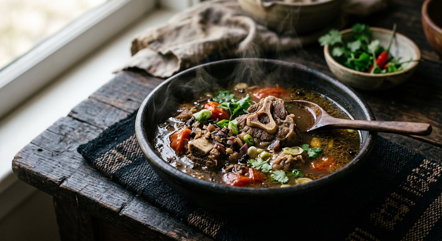 Supu ya Mbuzi (Traditional Slow-Simmered Goat Broth) — Zambia