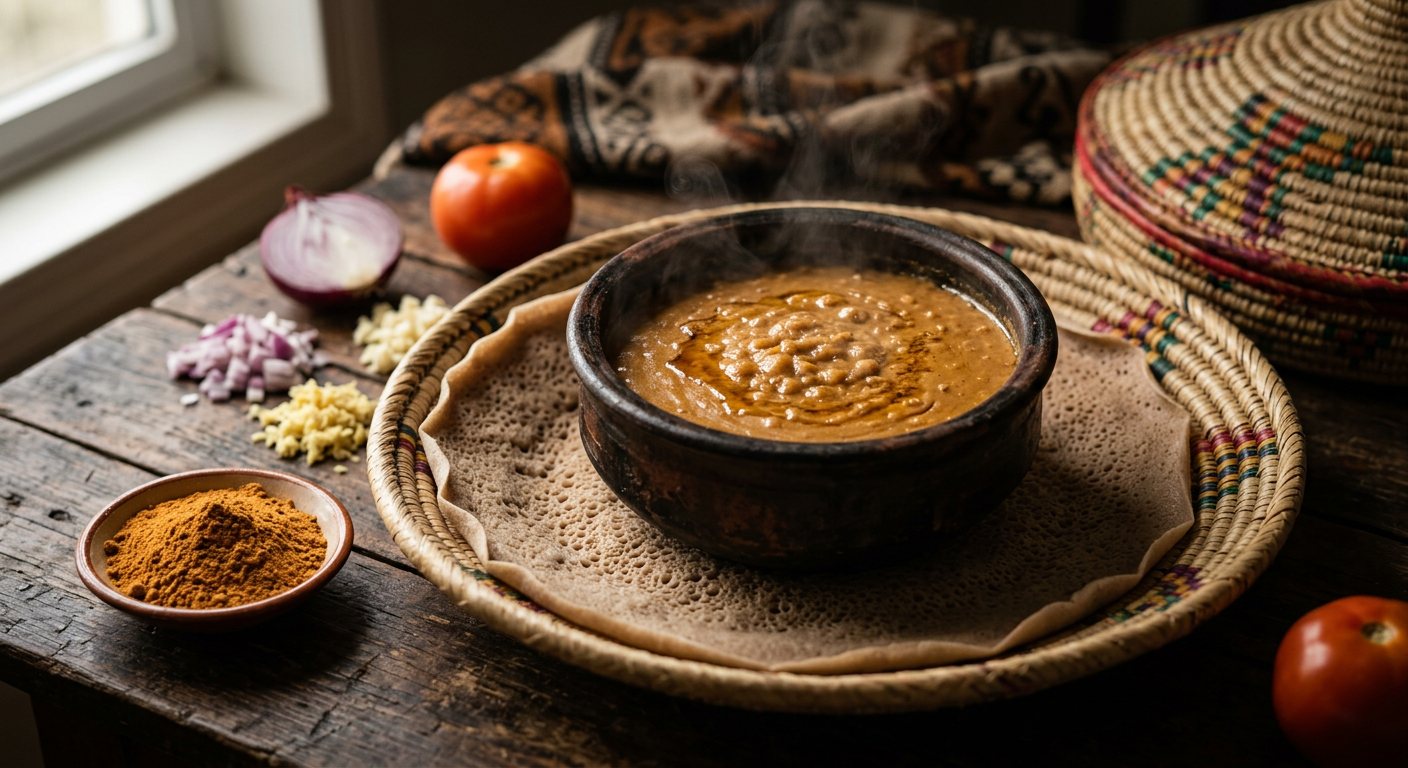 Shiro Wot (Ethiopian Spiced Chickpea Stew) — Ethiopia