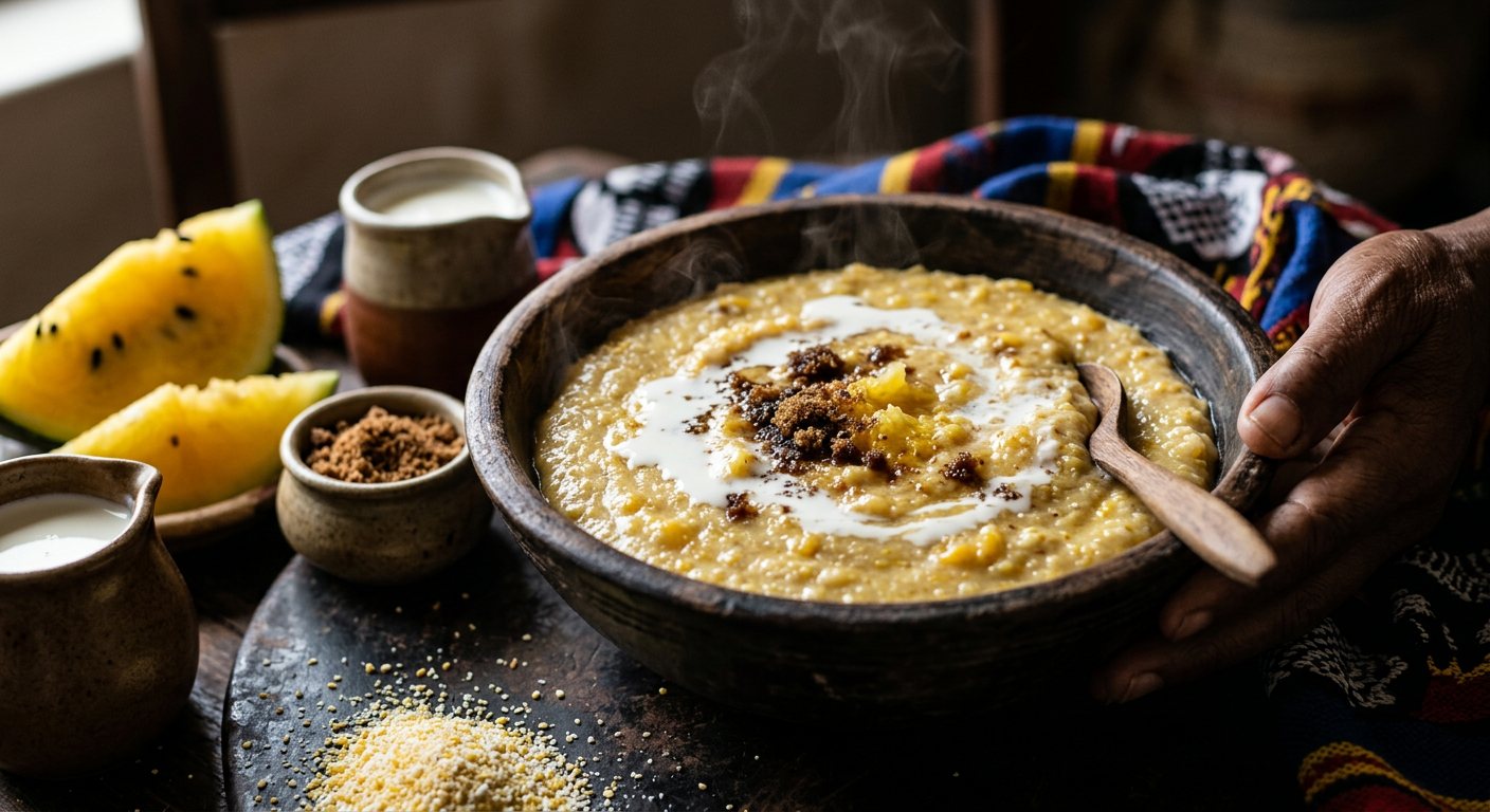 Sitfwayimbane (Sweet Indigenous Melon and Maize Porridge) — Eswatini