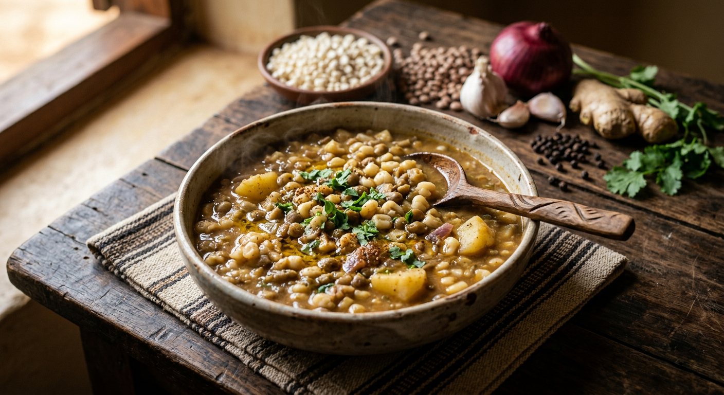 Muthokoi (Hulled Maize and Pigeon Pea Stew) — Kenya