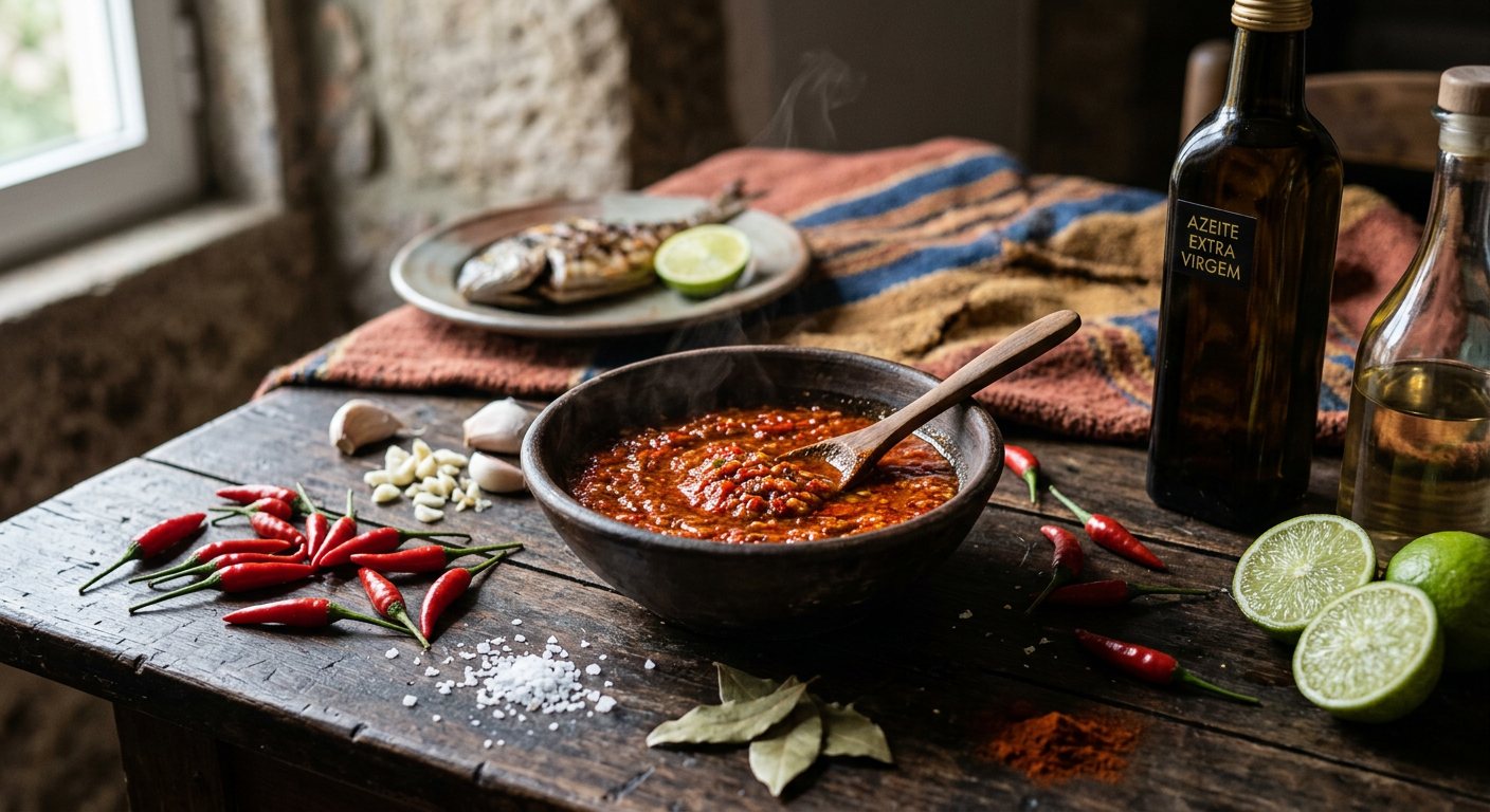 Molho de Piri-Piri (Spicy Chili and Garlic Condiment) — Cabo Verde