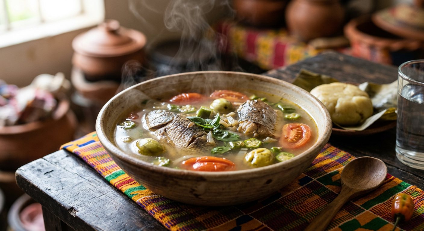 Sauce Claire (Light Aromatic Tomato, Aubergine, and Fresh Fish Broth) — Côte d'Ivoire