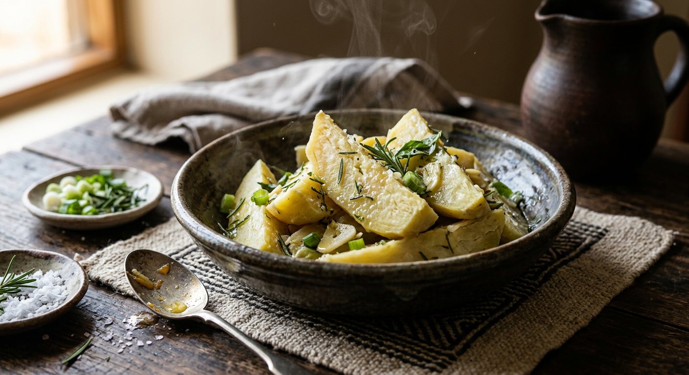 Ibijumba (Boiled Sweet Potato Wedges) — Rwanda