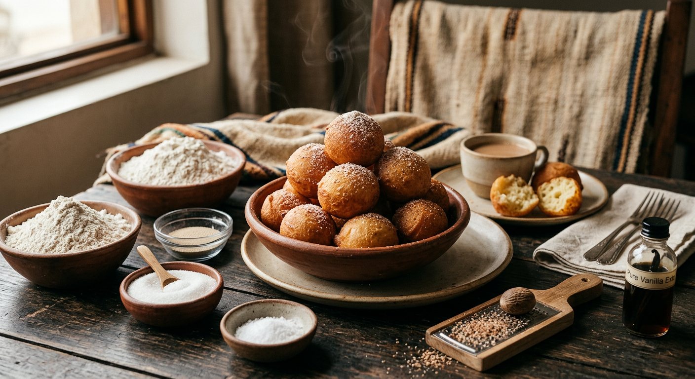 Gbofloto (Spiced Golden Puffed Beignets) — Côte d'Ivoire