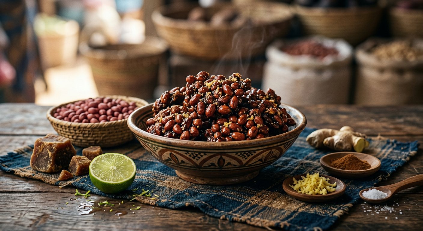 Kongobol (Caramelized Peanuts in Cane Sugar) — Central African Republic