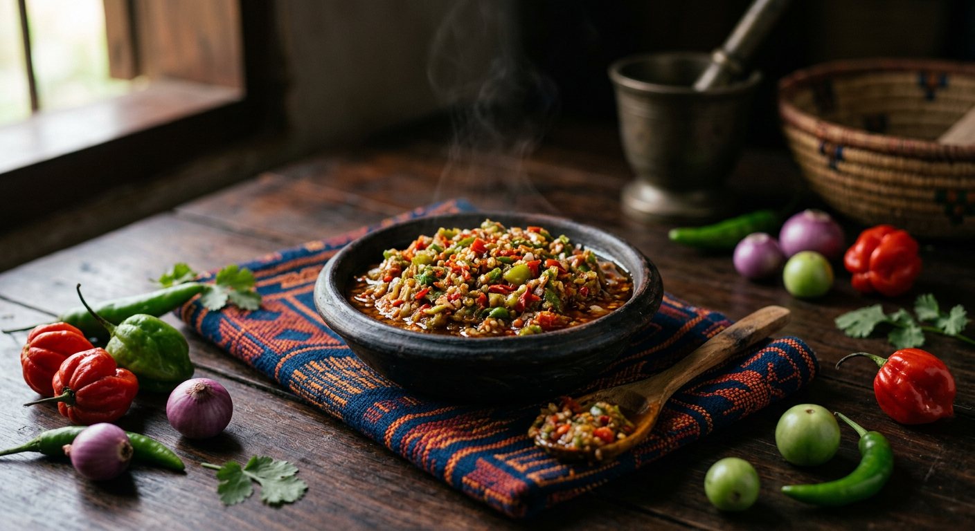 Ebessesse (Togolese Crushed Pepper Relish) — Togo
