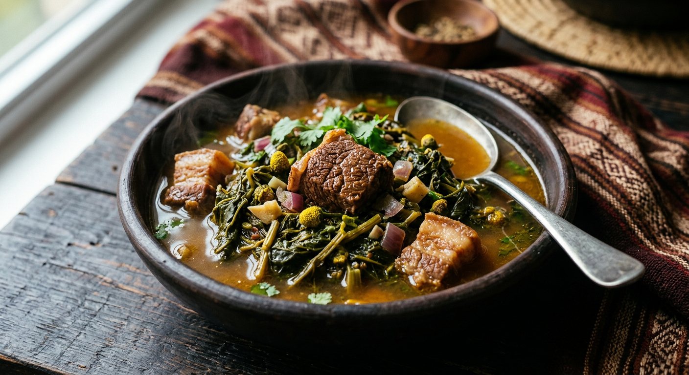 Romazava (Malagasy Beef and Spilanthes Green Stew) — Madagascar