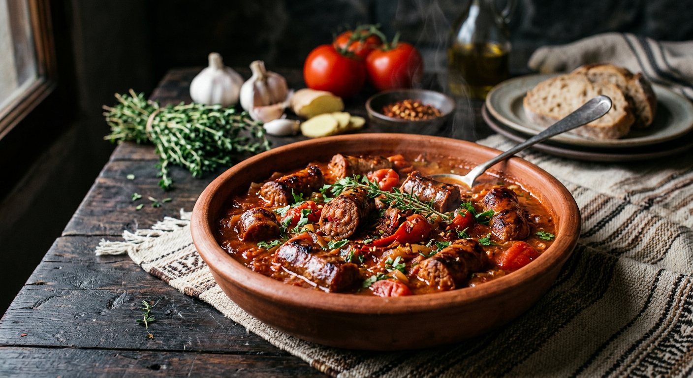 Rougaille Saucisse (Creole Tomato and Sausage Stew) — Mauritius