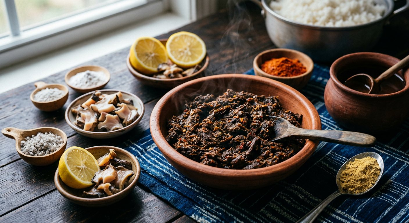 Yeet (Fermented Sun-Dried Cymbium Sea Snail) — Senegal