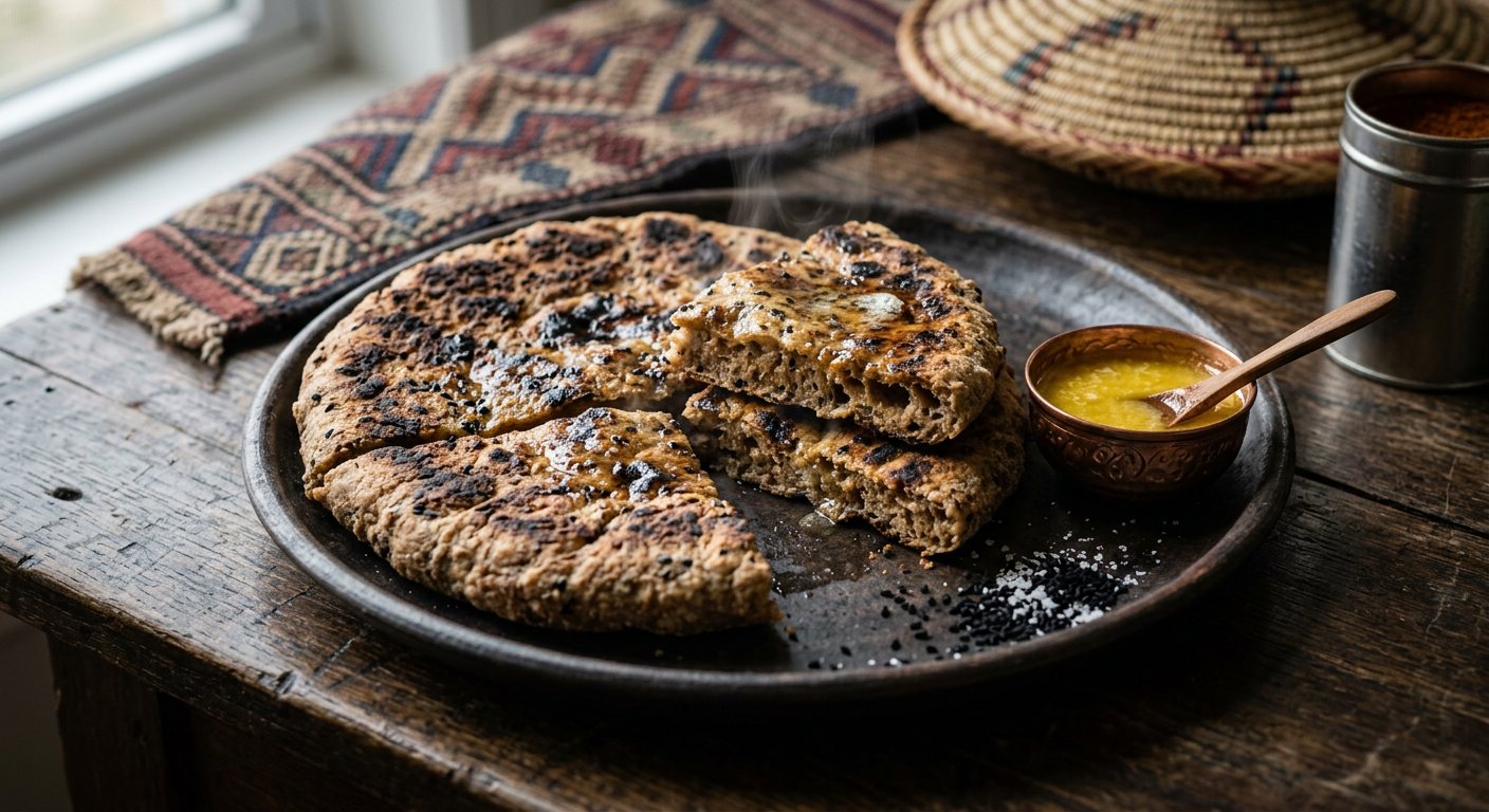 Kitcha (Griddled Whole-Wheat Unleavened Flatbread) — Eritrea