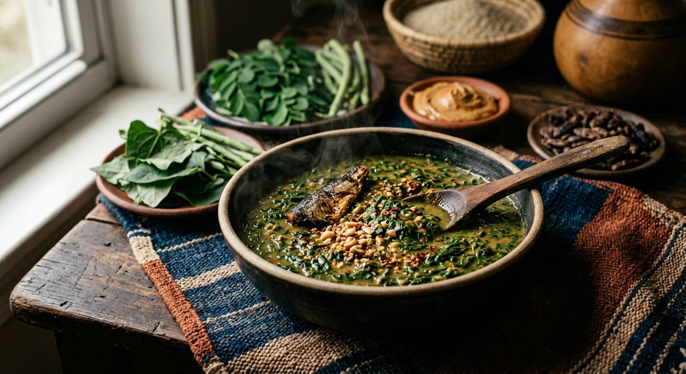 Hakko (Pulaar Moringa and Cowpea Leaf Sauce) — Mauritania