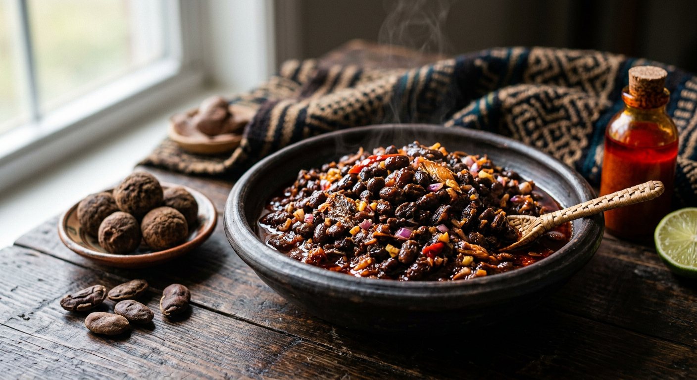 Soumbara (Fermented African Locust Bean Relish) — Guinea