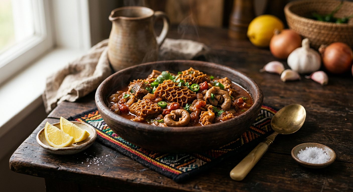 Guru ne Matumbu (Simmered Beef Tripe and Intestines) — Zimbabwe